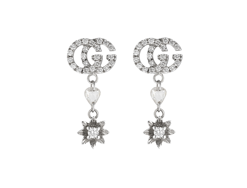 Gucci Fine Jewellery GG Running Earrings YBD581830001 | La Maison Monaco