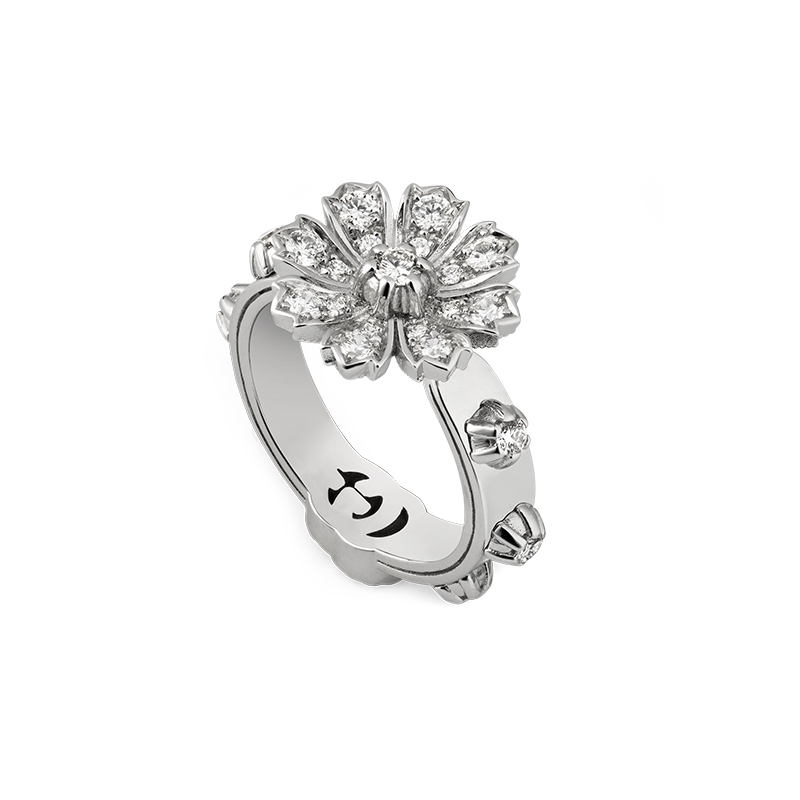 Gucci Fine Jewellery GG Running YBC581843001 Fashion Ring