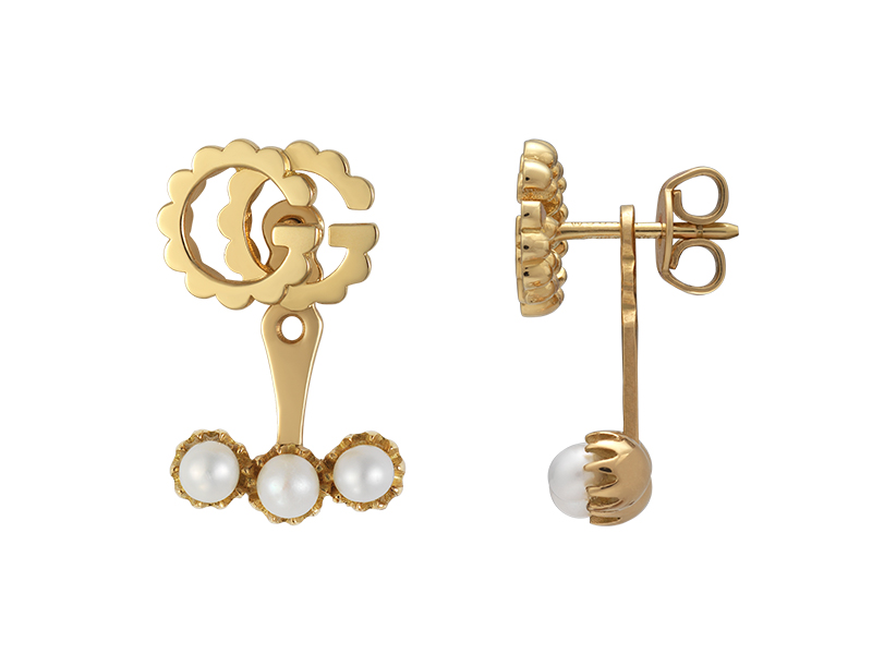 Gucci Fine Jewellery GG Running Earrings YBD481693002 | La Maison Monaco