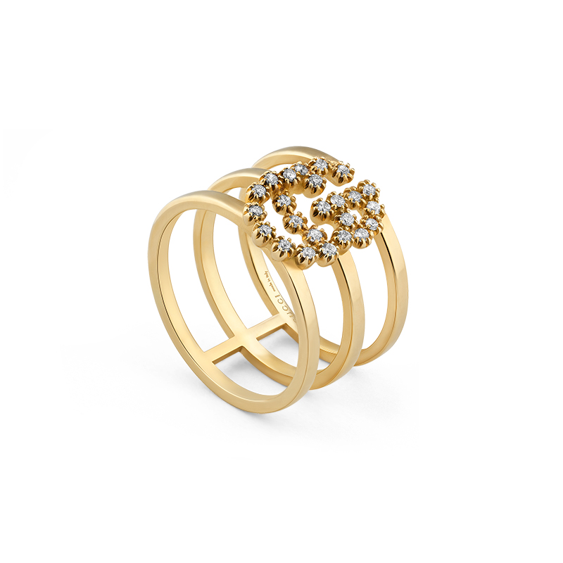 Gucci Fine Jewellery GG Running YBC481653001 Fashion Ring