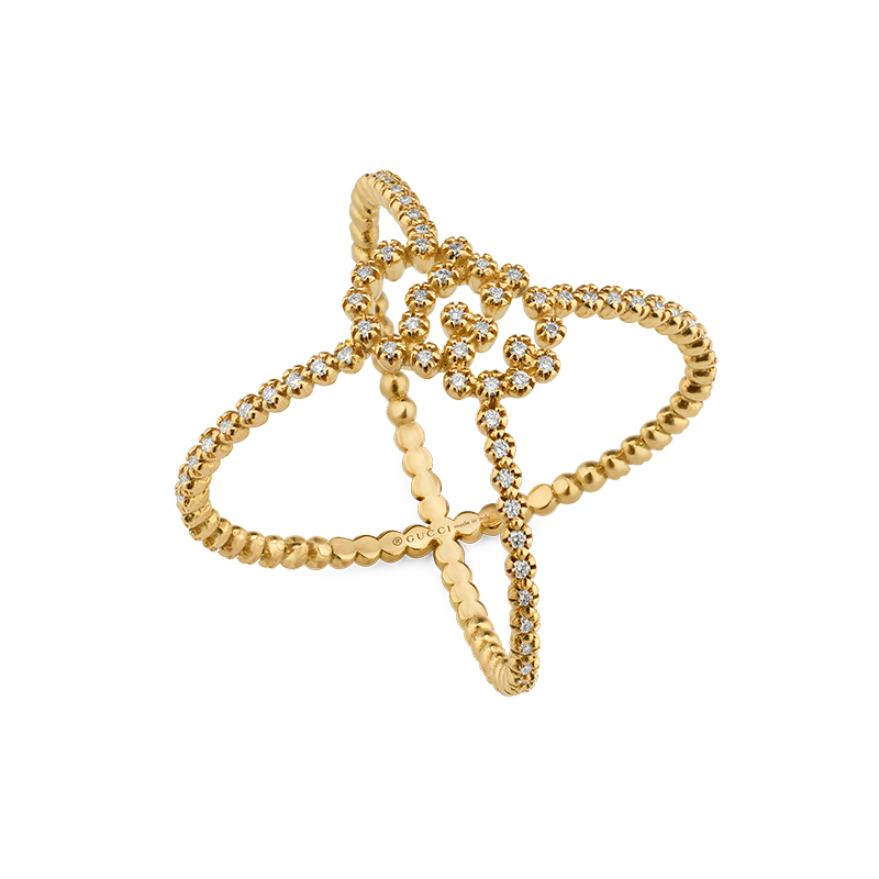 Gucci Fine Jewellery GG Running Fashion Ring YBC581897001 | La Maison Monaco