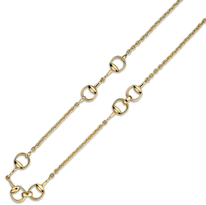 Gucci Fine Jewellery Horsebit Necklace YBB153327001 | La Maison Monaco