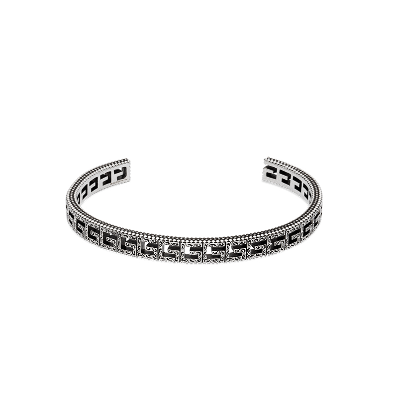 Gucci Silver G Cube YBA576990001 Bracelet