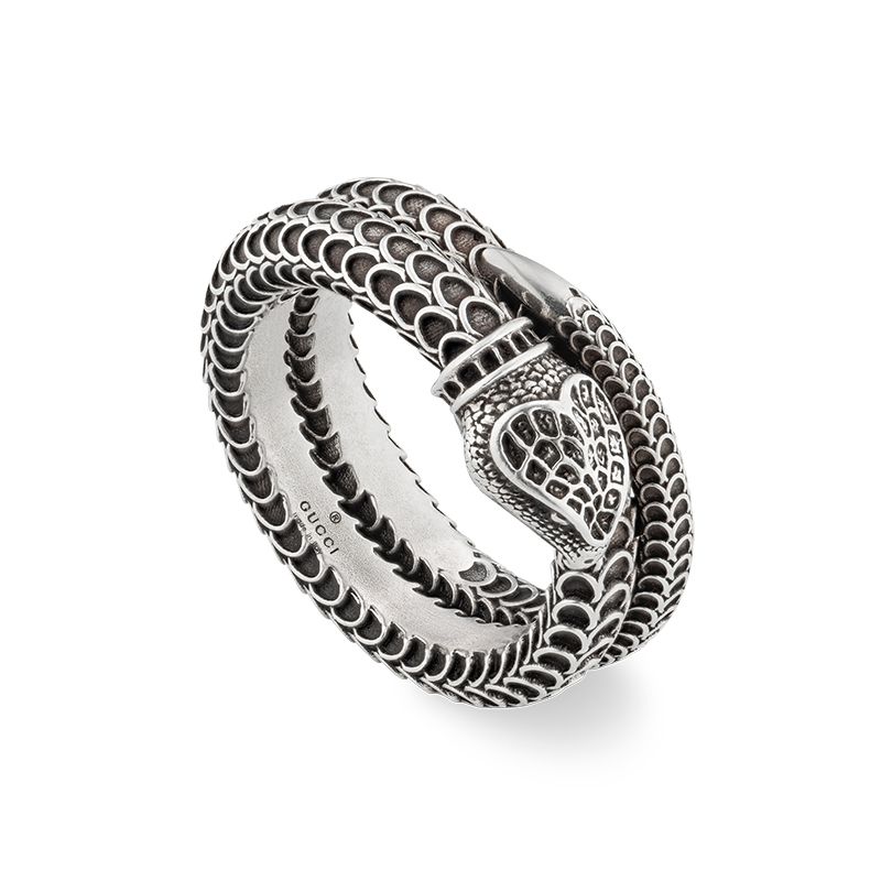 Gucci Silver Interlocking G YBC577294001 Fashion Ring