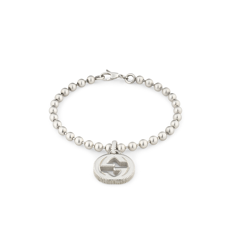 Gucci Silver Interlocking G Bracelet YBA479226001 | La Maison Monaco