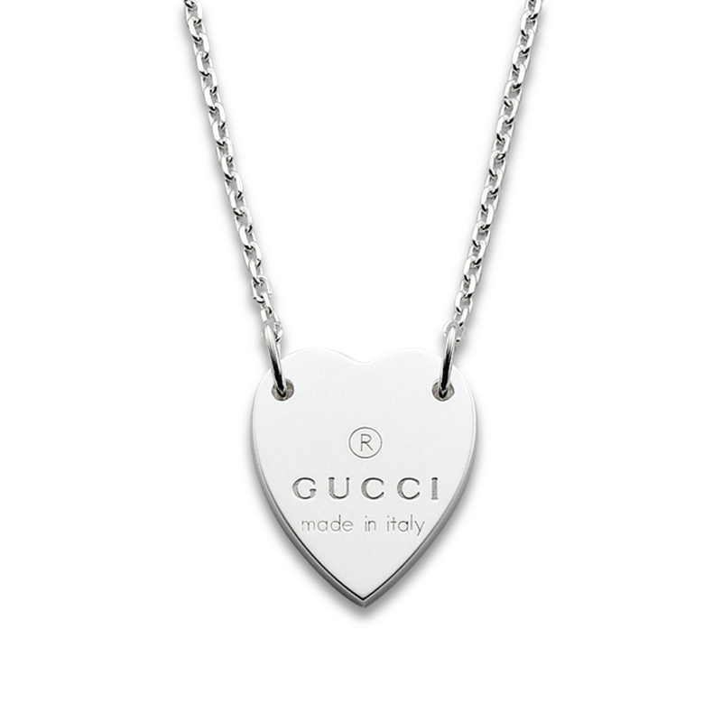 Gucci Silver Trademark Necklace YBB223512001 | La Maison Monaco