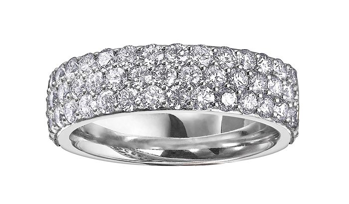 Maple Leaf Diamonds Anniversary Collection Fashion Ring R50H42WG/100 | La Maison Monaco