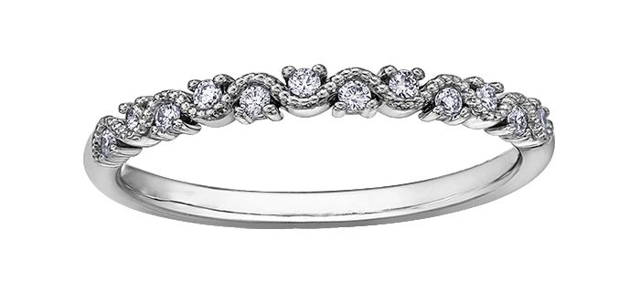Maple Leaf Diamonds Anniversary Collection R50K00WG/12-10 Ladies Fashion Ring