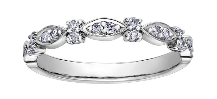 Maple Leaf Diamonds Anniversary Collection R50K26WG/15-10 Ladies Fashion Ring