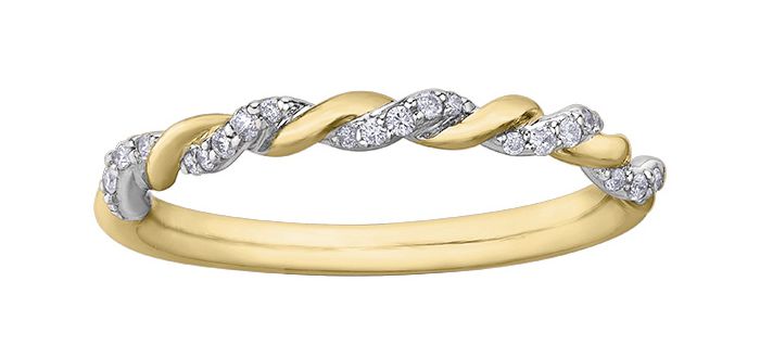 Maple Leaf Diamonds Anniversary Collection R50K44YW/11-10 Ladies Fashion Ring