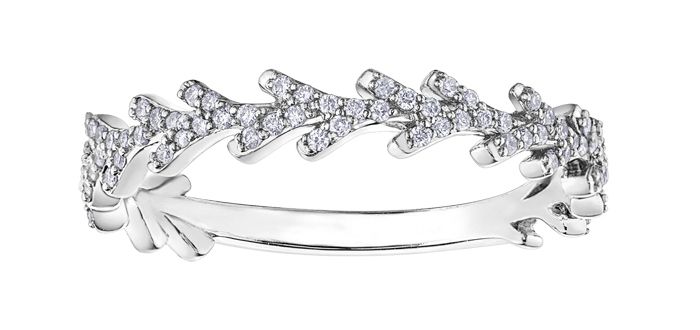 Maple Leaf Diamonds Chi Chi R50K86WG/23-10 Ladies Fashion Ring