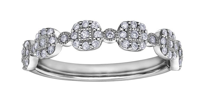 Maple Leaf Diamonds Chi Chi R52D88WG/25-10 Ladies Fashion Ring