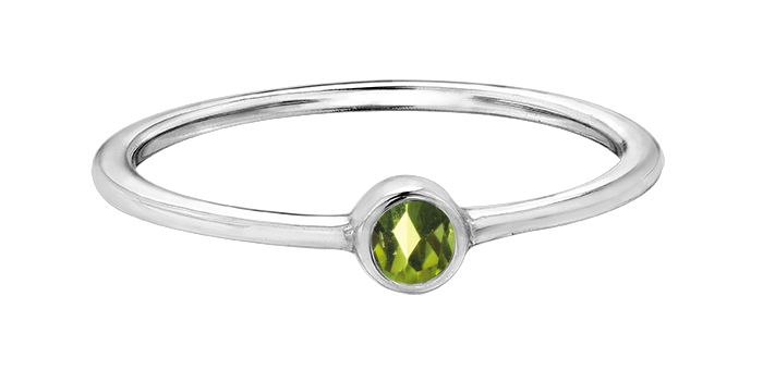 Maple Leaf Diamonds Genuine Birthstone RCH612WG-10 Ladies Fashion Ring