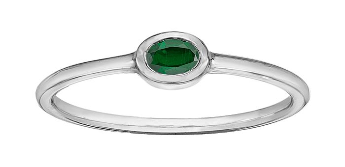 Maple Leaf Diamonds Genuine Birthstone RCH648WG-10 Ladies Fashion Ring