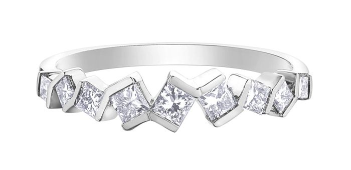 Maple Leaf Diamonds I Am Canadian R52F12WG/50-10 Ladies Fashion Ring