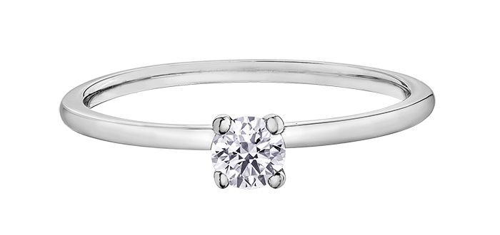 Maple Leaf Diamonds I Am Canadian R10040WG/20-10 Ladies Fashion Ring