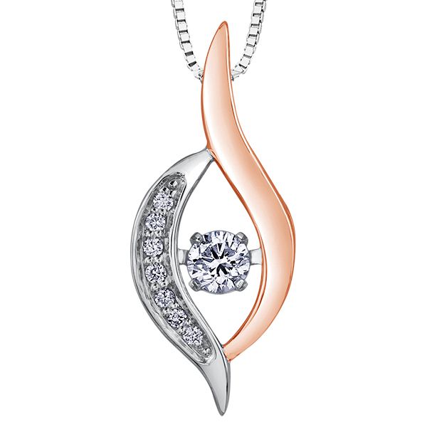 Maple Leaf Diamonds Northern Dancer Pendant PP3240RW/10C-10 | La Maison Monaco