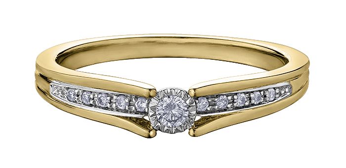 Maple Leaf Diamonds Illuminaire Engagement Ring R30563YW/10-10 | La Maison Monaco