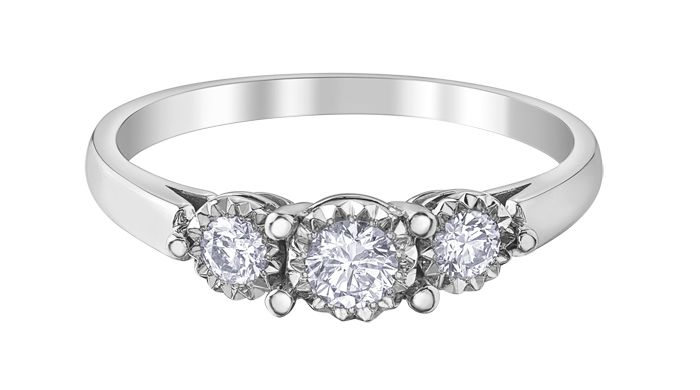 Maple Leaf Diamonds Illuminaire R30768WG/29-10 Ladies Engagement Ring