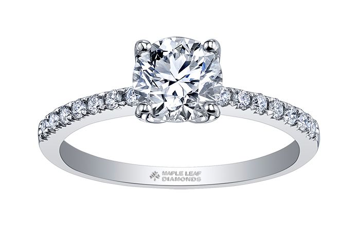 Maple Leaf Diamonds Eternal Flames R30056WG/87-18 Ladies Fashion Ring