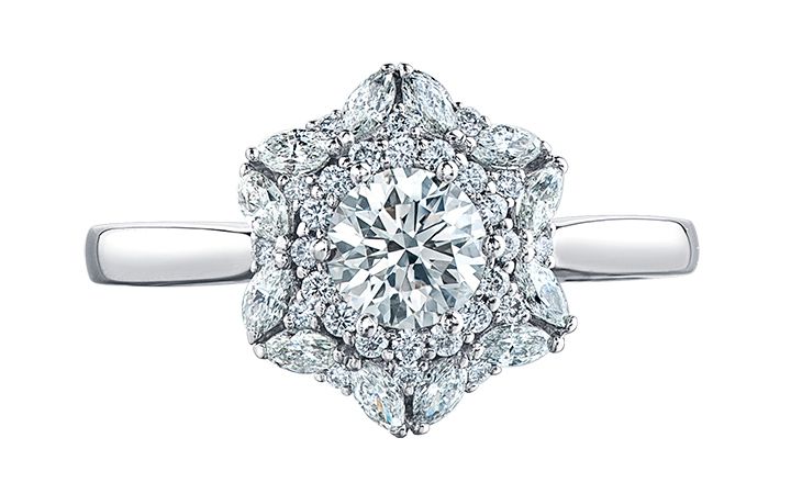 Maple Leaf Diamonds Timeless Beauty Engagement Ring R30894WG/90-18 | La Maison Monaco