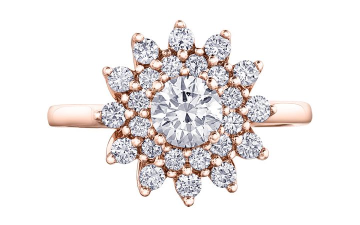 Maple Leaf Diamonds Timeless Beauty R30927RG/110 Ladies Engagement Ring