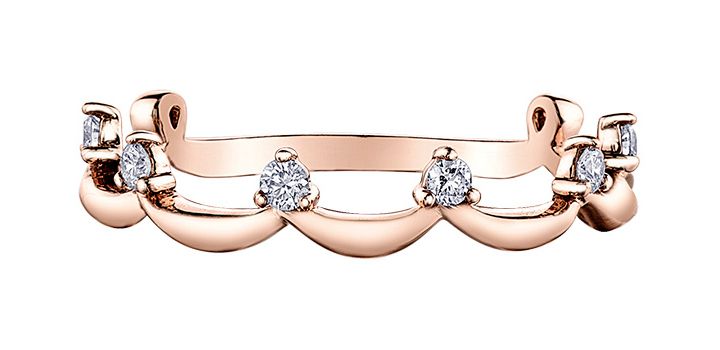 Maple Leaf Diamonds Fashion Ring R50L12RG/15 | La Maison Monaco