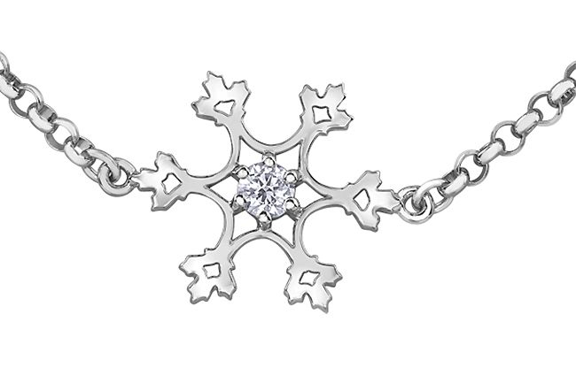 Maple Leaf Diamonds Timeless Beauty Bracelet BBR954W/10 | La Maison Monaco