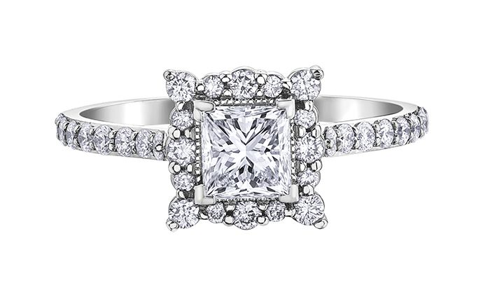 Maple Leaf Diamonds Tides of Love R30845WG/117-18 Ladies Fashion Ring