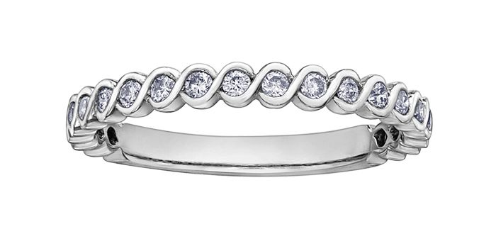 Maple Leaf Diamonds Tides of Love R50J89WG/20-18 Ladies Fashion Ring