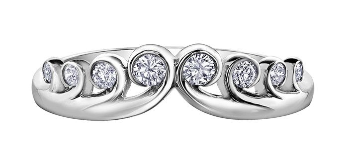Maple Leaf Diamonds Tides of Love R50L02WG/18 Ladies Fashion Ring
