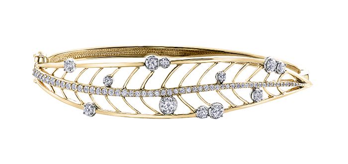 Maple Leaf Diamonds Bracelet BBR959YW/125 | La Maison Monaco