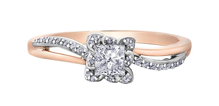 Maple Leaf Diamonds Wind’s Embrace R30611RW/40-18 Ladies Fashion Ring