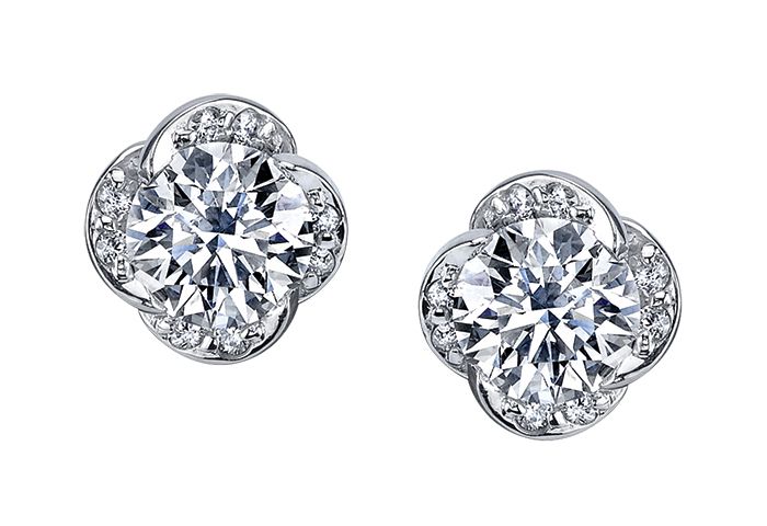 Maple Leaf Diamonds Wind’s Embrace EE3054W/110-18 Ladies Earrings