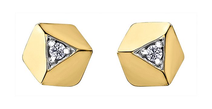 Maple Leaf Diamonds Neo Mode EE3731-10 Ladies Earrings