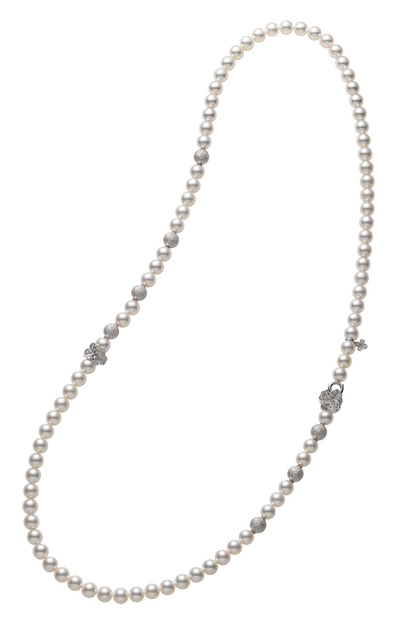 Mikimoto Fortune Leaves MZQ10029ADXW Necklace