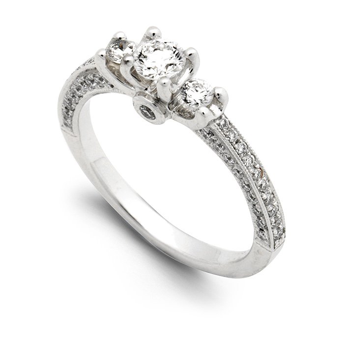 Monaco Collection Engagement Ring Engagement Ring AN167 | La Maison Monaco