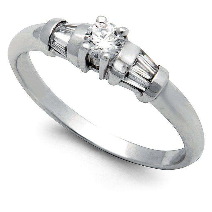 Monaco Collection Engagement Ring AN187-W Women's Engagement Ring