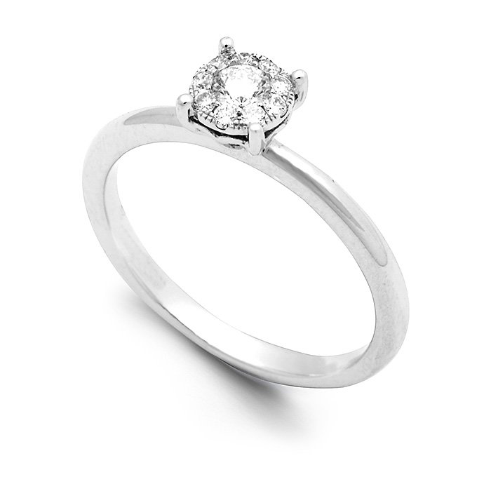 Monaco Collection Engagement Ring Engagement Ring AN538-W | La Maison Monaco