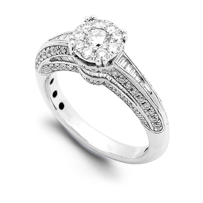 Monaco Collection Engagement Ring Engagement Ring AN544-W | La Maison Monaco
