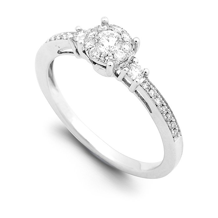 Monaco Collection Engagement Ring Engagement Ring AN549-W | La Maison Monaco