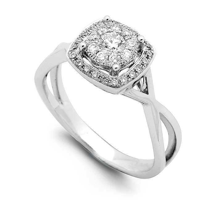 Monaco Collection Engagement Ring Engagement Ring AN614-W | La Maison Monaco