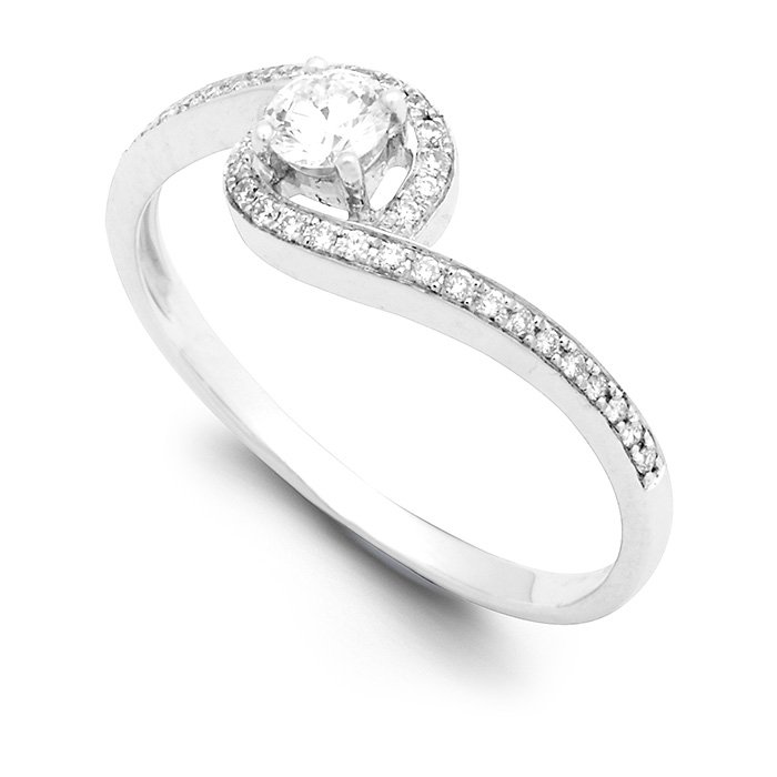 Monaco Collection Engagement Ring Engagement Ring AN687-W | La Maison Monaco