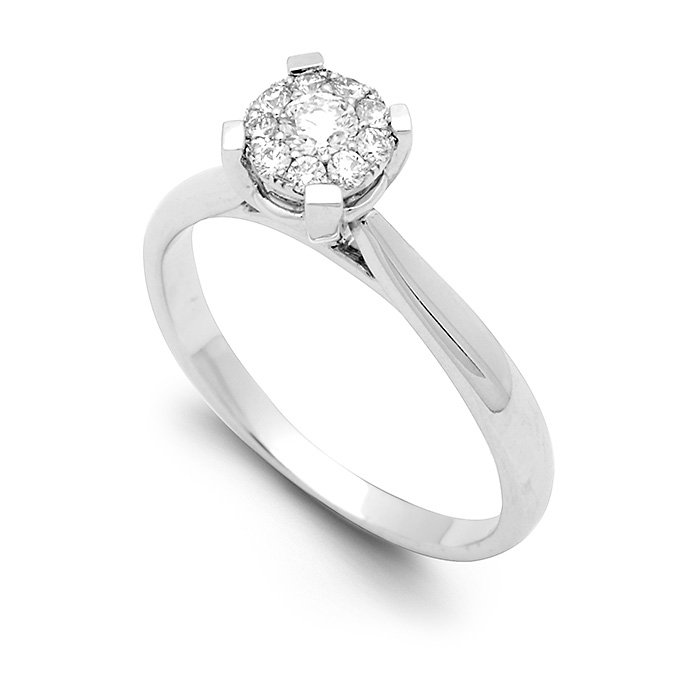 Monaco Collection Engagement Ring Engagement Ring AN694-W | La Maison Monaco
