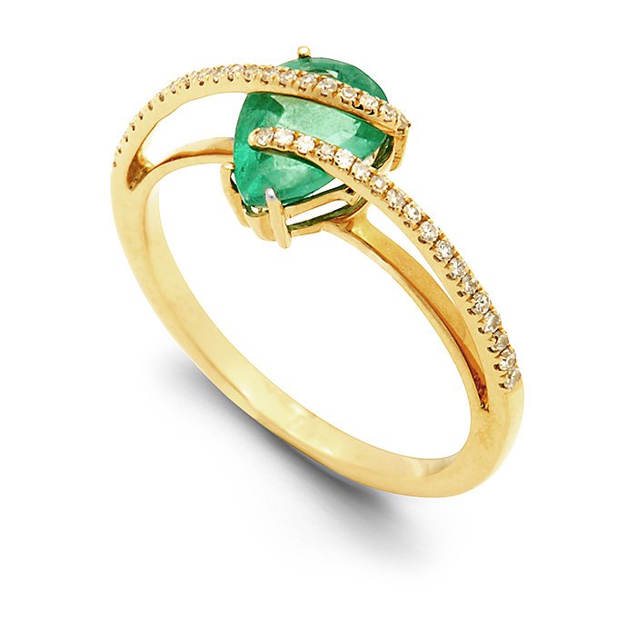 Monaco Collection Ring AN431-EM Women's Fashion Ring