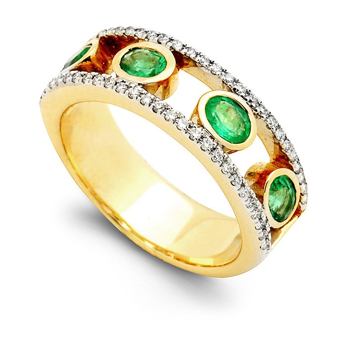 Monaco Collection Ring AN537-EM Women's Fashion Ring