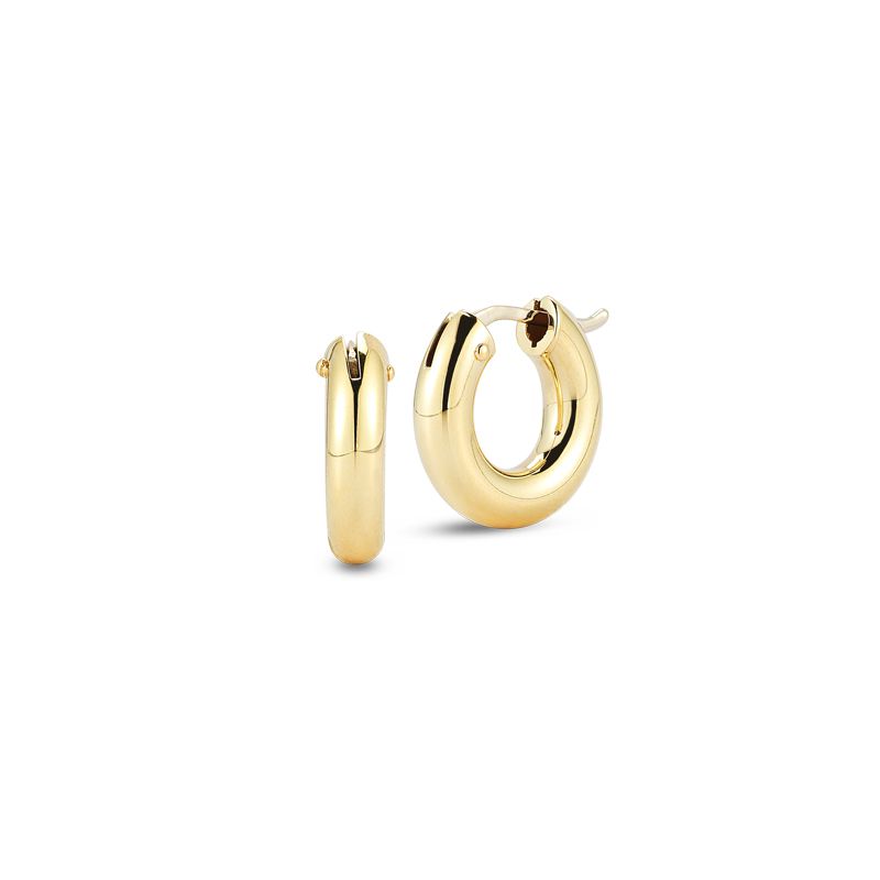 Roberto Coin Perfect Gold Hoops Earrings 210004AWER00 | La Maison Monaco