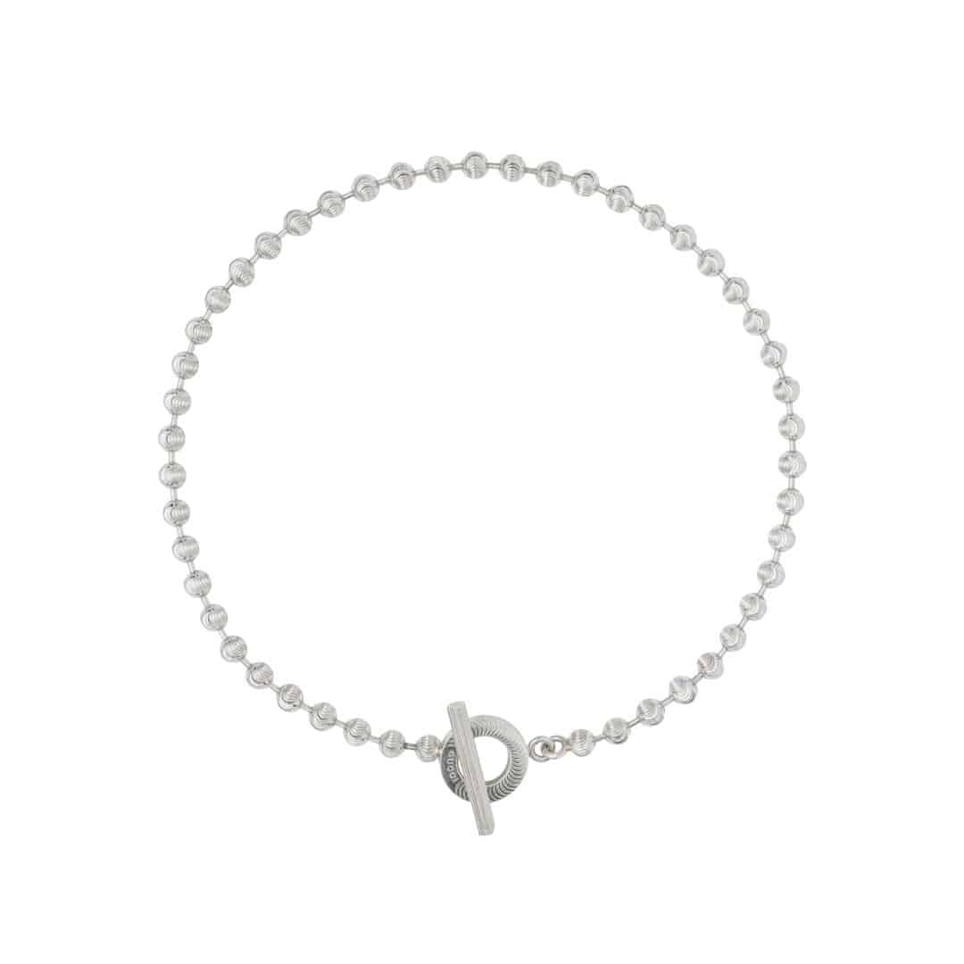 Gucci Boule Chain Necklace in Sterling Silver