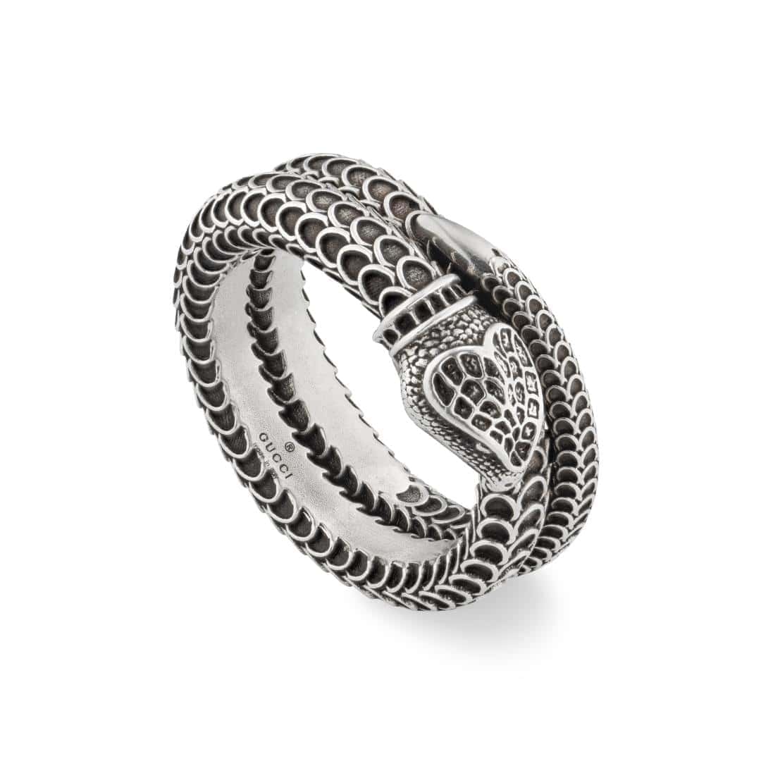Gucci Gucci Garden Snake Ring in Sterling Silver