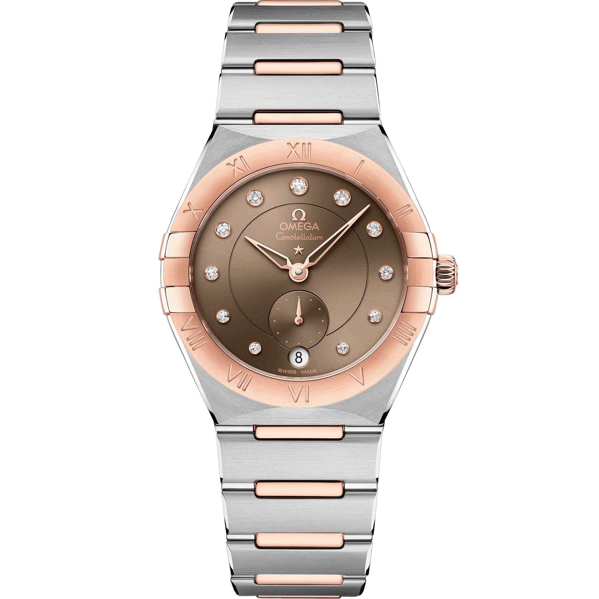 OMEGA Constellation 34 mm, steel ‑ Sedna™ gold on steel ‑ Sedna™ gold